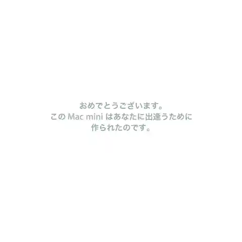 appleアップルMac mini (Mac OS X Server)